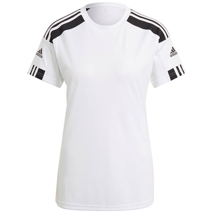 Tricou sport dama, adidas Squadra 21, alb, poliester, XS INTL