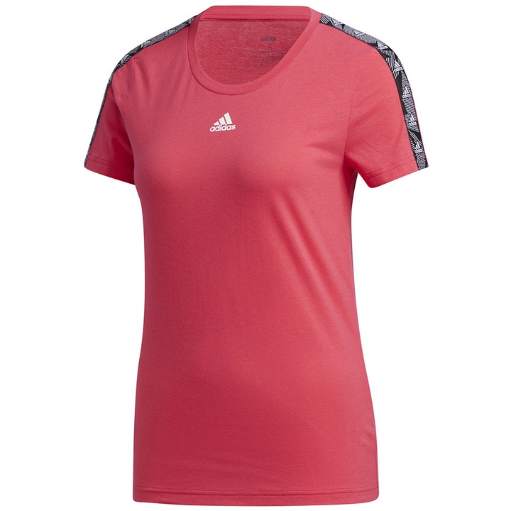 Tricou sport dama, adidas Essentials Tape Tee, roz, 2XS INTL