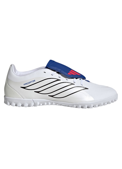 Ghete de fotbal adidas Predator Club FT TF, 41 1/3, negru, material sintetic, 43 1/3 EU