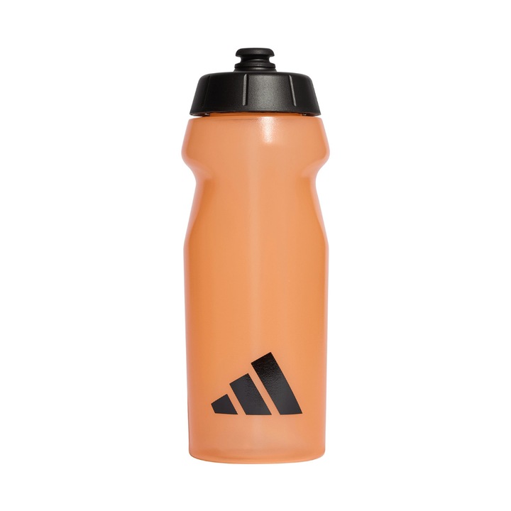 Bidon adidas Performance 0,5 L narancssárga, szivárgásmentes kupak, élelmiszerrel érintkezésre biztonságos anyag