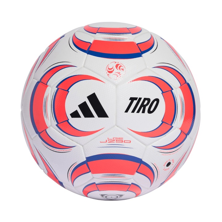 Minge de fotbal adidas Tiro League J290 alb-portocaliu, dimensiune 5