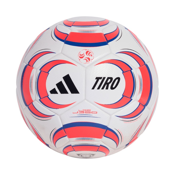 Minge de fotbal adidas Tiro League J350 alb-portocaliu, dimensiune 5
