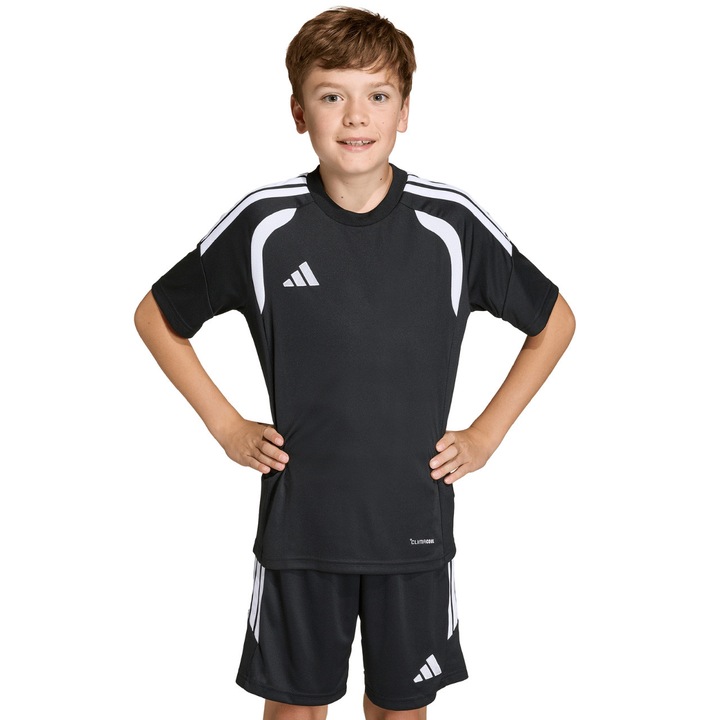 Tricou copii, adidas, Tiro 26 League, negru, material de calitate superioara, 140 CM