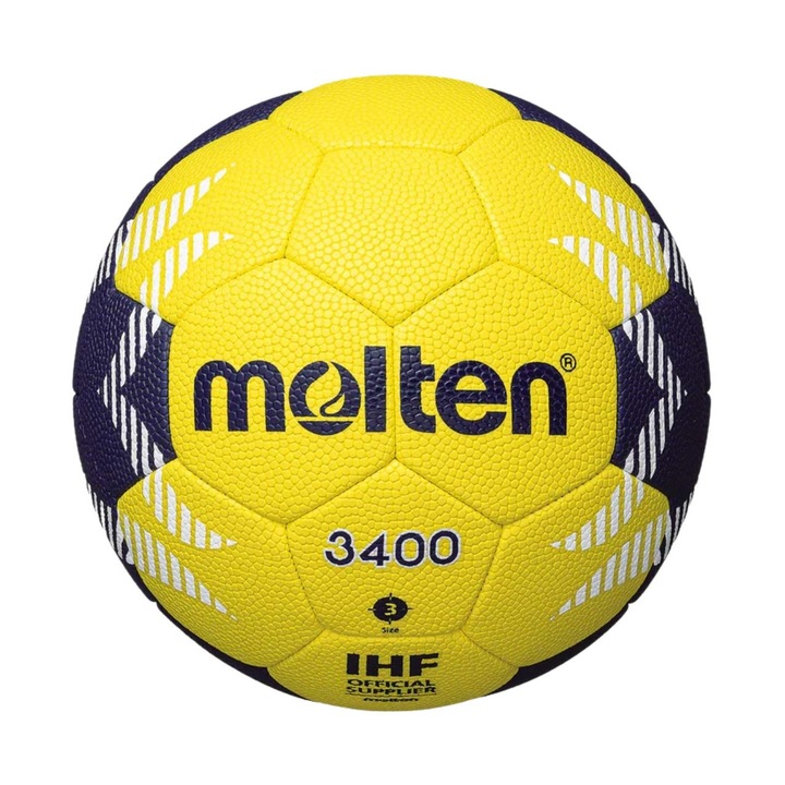 Minge de handbal Molten H3A3400 YN galben-bleu, 3