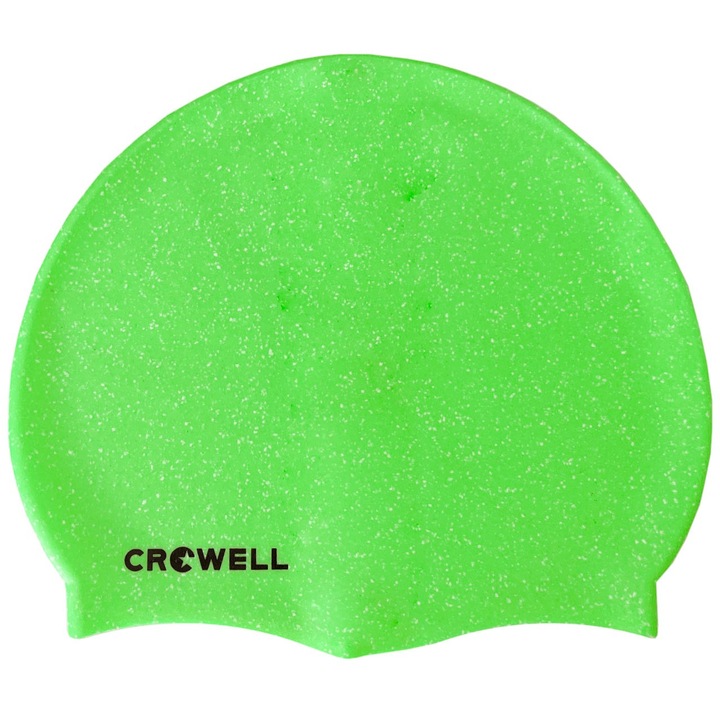 Crowell Recycling Pearl úszósapka, világoszöld, 100% újrahasznosított szilikon, hipoallergén