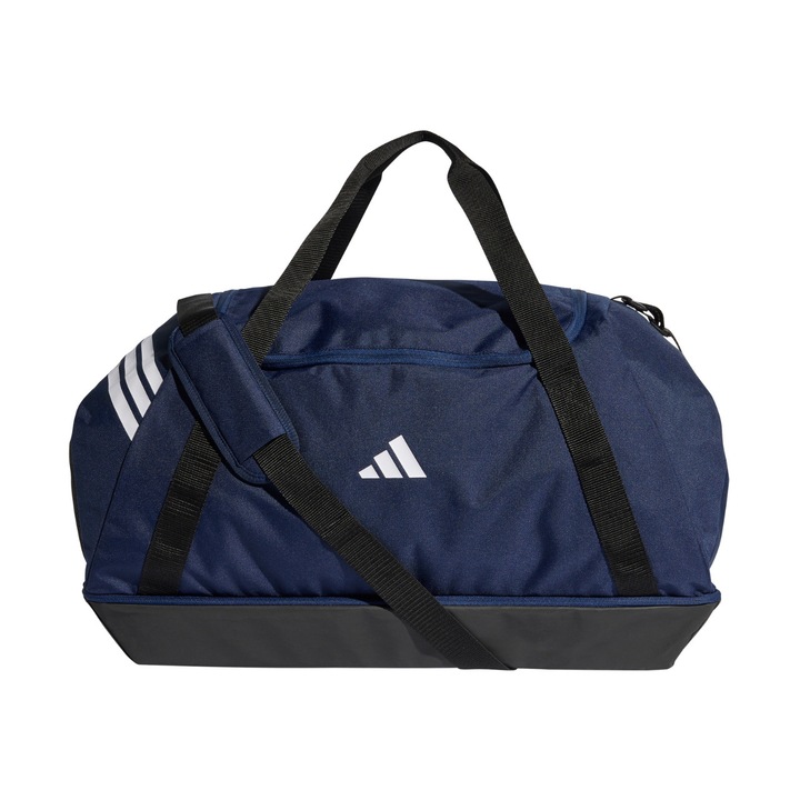 Geanta sport unisex adidas Tiro Duffle Large, bleumarin, 69x36cm, material reciclat