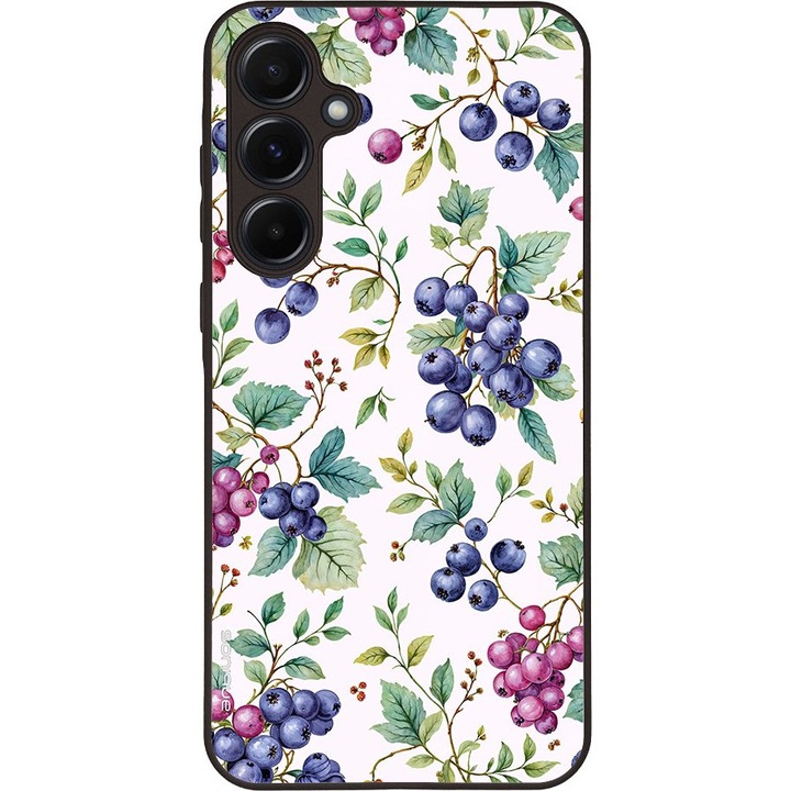 Husa telefon Sonique Fruit Series, pentru Samsung Galaxy A55 5G, imprimeu fructe, silicon, multicolor