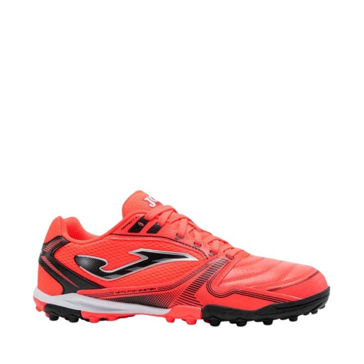 Pantofi sport barbati, Joma, ghete de fotbal Dribling Turf, portocalii, material sintetic