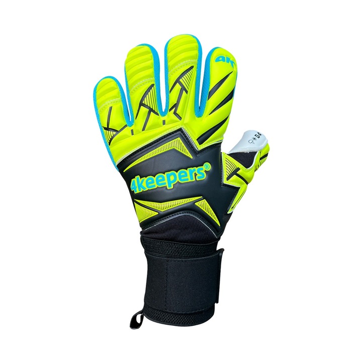 Manusi sport, 4Keepers, Force V5 25 Wave NC junior, negru-verde fluo, 7