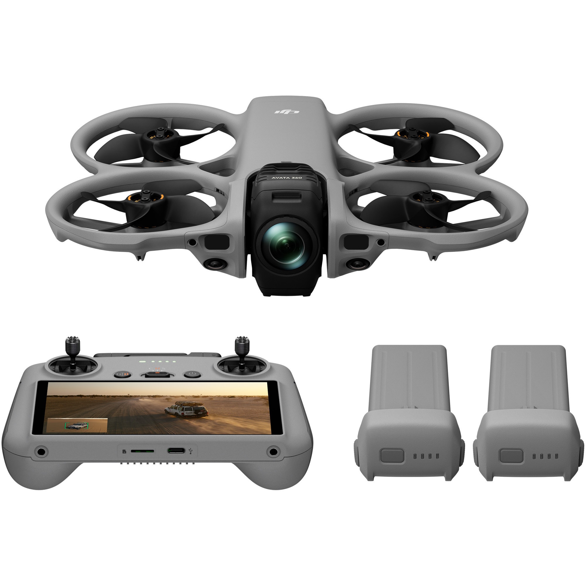 Drona DJI Mavic Air, pachet Fly More Combo, Arctic alb - eMAG.ro