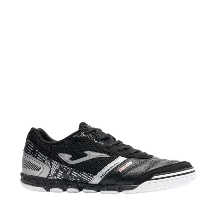 Ghete de fotbal Joma MUNS2601IN, negru/gri, talpa specializata, control excelent al mingii, 45 EU
