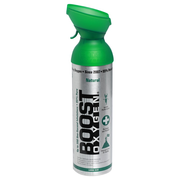 Boost Oxygen 9L, oxigen pur, natural, pentru sportivi, utilizare la altitudine mare