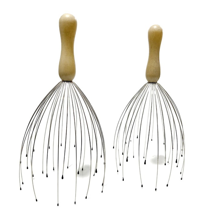 Aparat de masaj pentru scalp, 28 de gheare, design ergonomic, portabil, multicolor