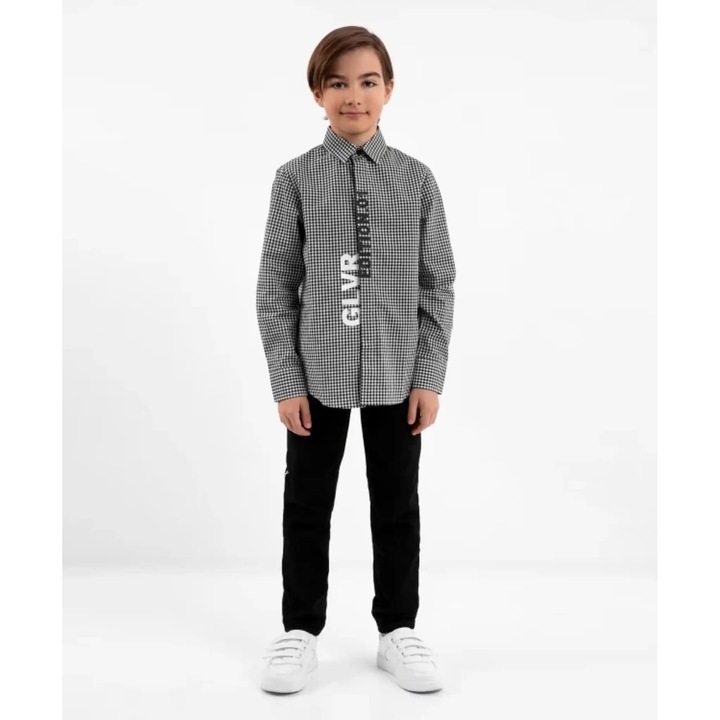 Fekete, szűkített szárú farmer - Gulliver