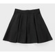 Fustă plisată neagră Button Blue