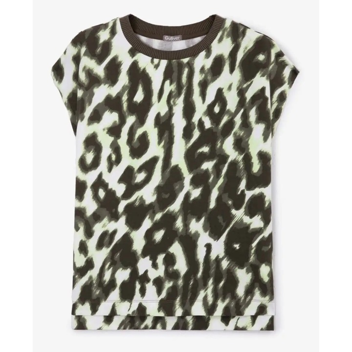 Tricou cu imprimeu animalier stilizat de la Gulliver