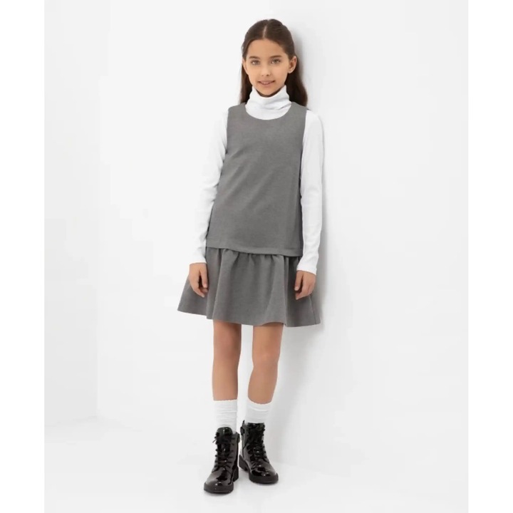 Rochie de vară cu talie joasă gri de la Gulliver