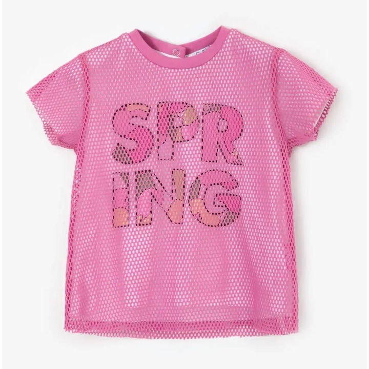 Tricou cu mânecă scurtă combinat - roz, Gulliver