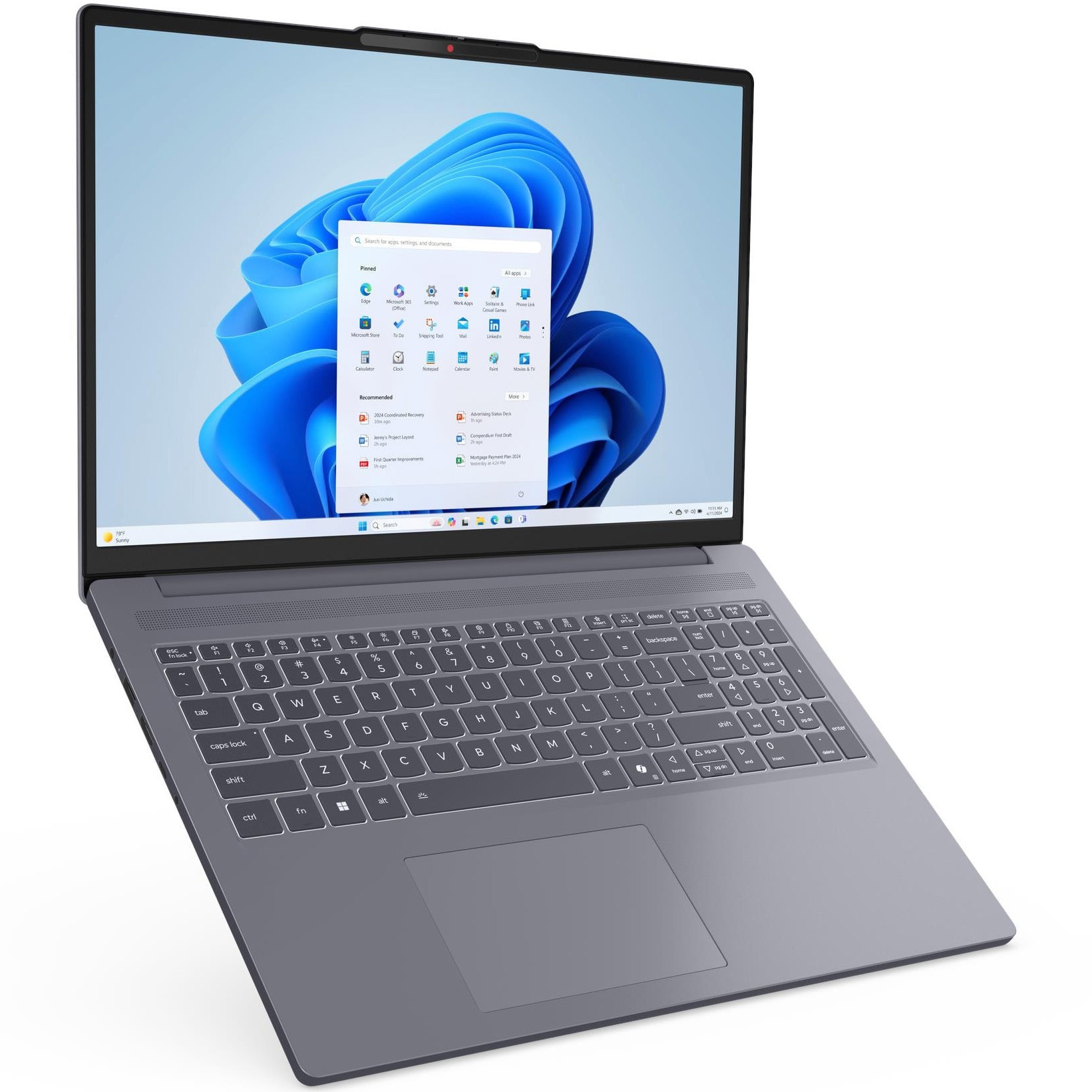 IdeaPad Slim 3 16ARPG10 【16インチ ルナグレー】 Laptop Lenovo IdeaPad Slim 3 16ARP10 cu procesor AMD Ryzen™ 7