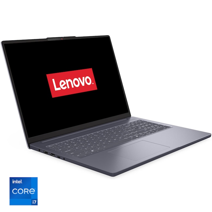 Laptop Lenovo IdeaPad Slim 3 16IRH10 cu procesor Intel Core™ i7-13620H pana la 4.9GHz, 16" WUXGA, IPS, 16GB DDR5 RAM, 1TB SSD, Intel® UHD Graphics, No OS, Luna Grey, 3Y Courier