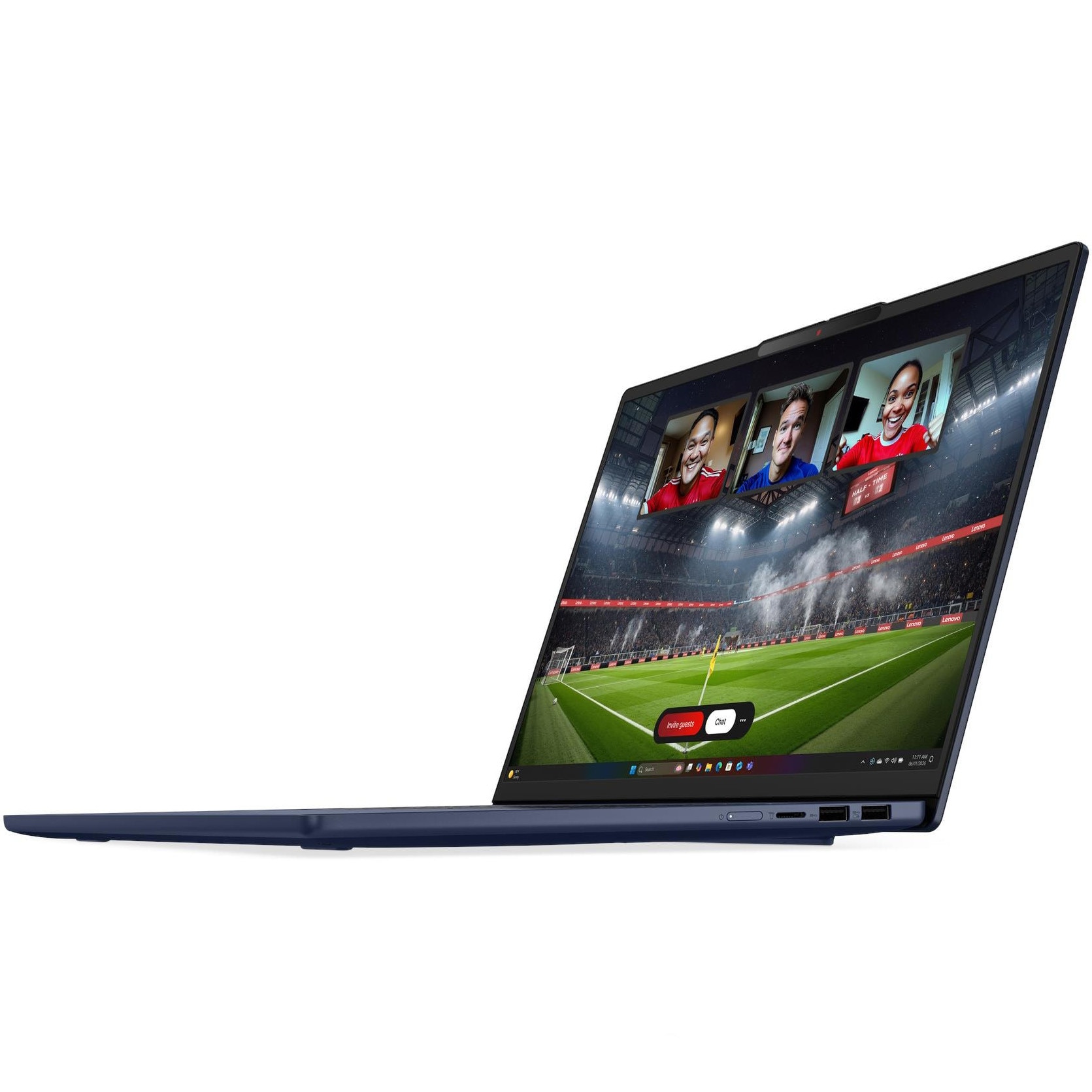 Laptop Lenovo 16'' IdeaPad Slim 5 16IPH11, 2.8K OLED 120Hz, Procesor Intel® Core™ Ultra 7 356H (18M Cache, up to 4.70 GHz), 32GB DDR5, 1TB SSD, Intel Graphics, No OS, Cosmic Blue