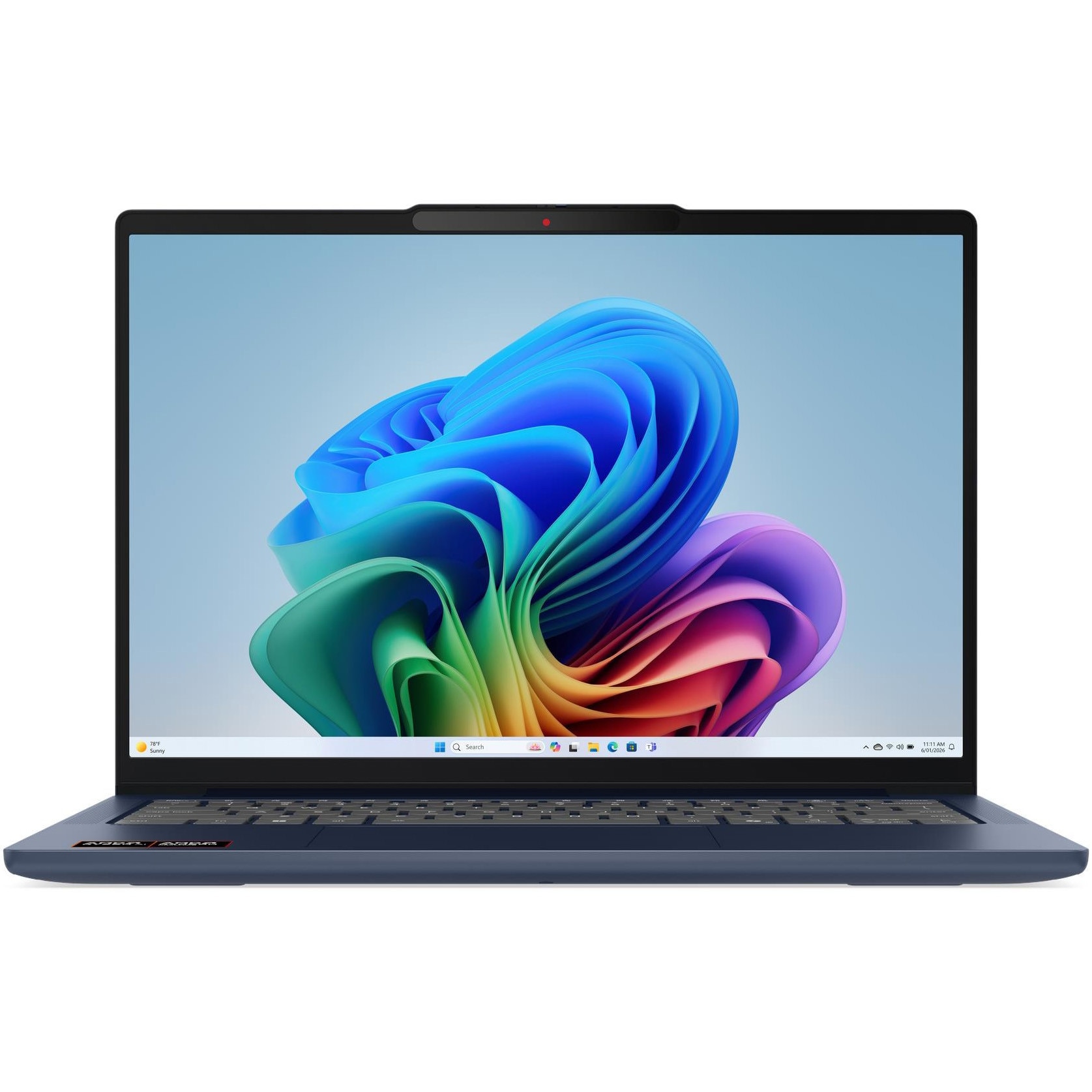 Laptop Lenovo 14'' IdeaPad Slim 5 14AHP11, WUXGA OLED, Procesor AMD Ryzen™ 7 260 (16M Cache, up to 5.10 GHz), 16GB DDR5, 1TB SSD, AMD Radeon 780M, No OS, Cosmic Blue