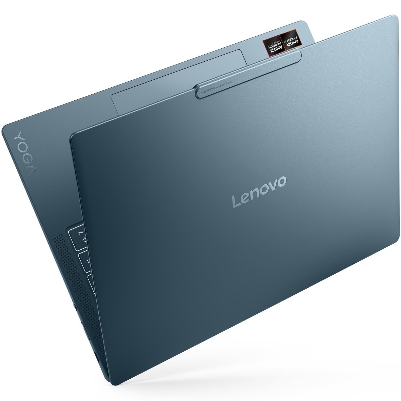 Laptop Lenovo 14'' Yoga Slim 7 14AGP11, WUXGA OLED, Procesor AMD Ryzen™ AI 7 445 (8M Cache, up to 4.6 GHz), 16GB LPDDR5X, 1TB SSD, AMD Radeon 840M, Win 11 Home, Tidal Teal, 3Yr Onsite Premium Care