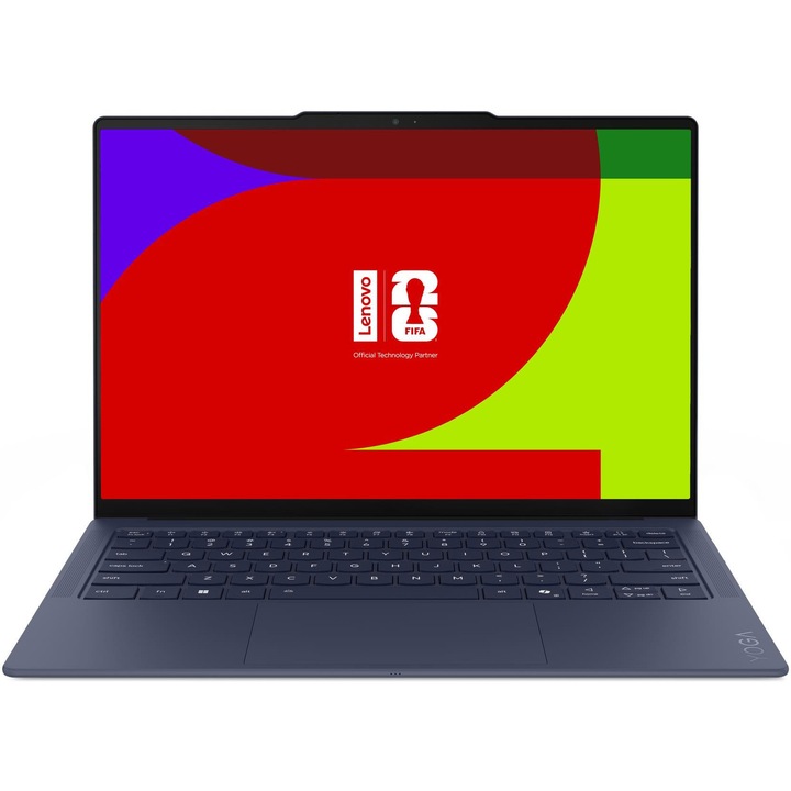 Lenovo Yoga Slim 7 Ultra 14IPH11 laptop, Intel Core™ Ultra X9 388H, 14" 2.8K, WQXGA+, POLED, 32GB LPDDR5x RAM, 1TB SSD, Intel® Arc™ B390 GPU, Windows 11 Pro, Nemzetközi angol billentyűzet, Cosmic Blue, 3y on-site Premium Care