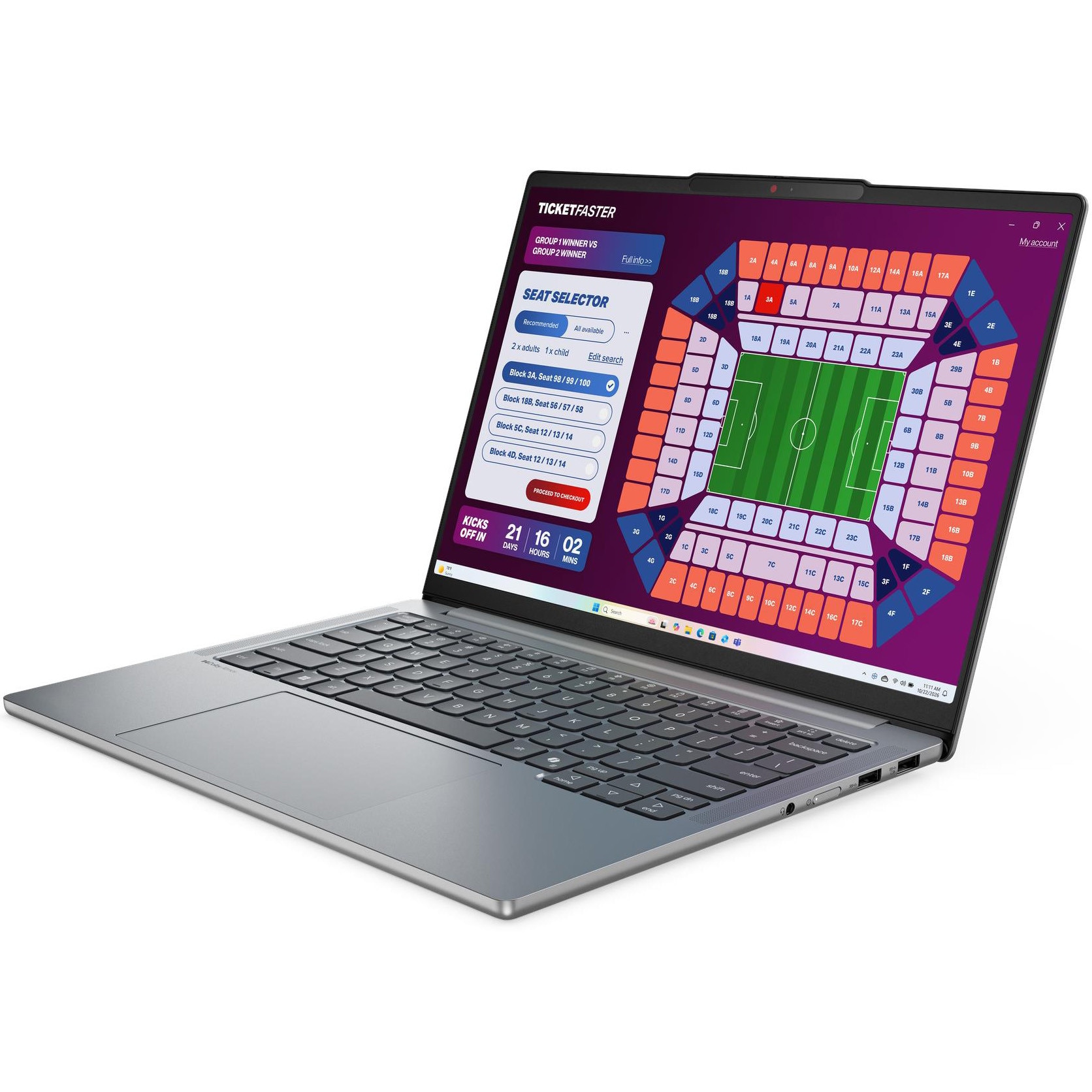 Laptop Lenovo 14'' IdeaPad Pro 5 14IPH11, 2.8K OLED 120Hz VRR, Procesor Intel® Core™ Ultra 7 356H (18M Cache, up to 4.70 GHz), 32GB LPDDR5X, 1TB SSD, Intel Graphics, No OS, Luna Grey