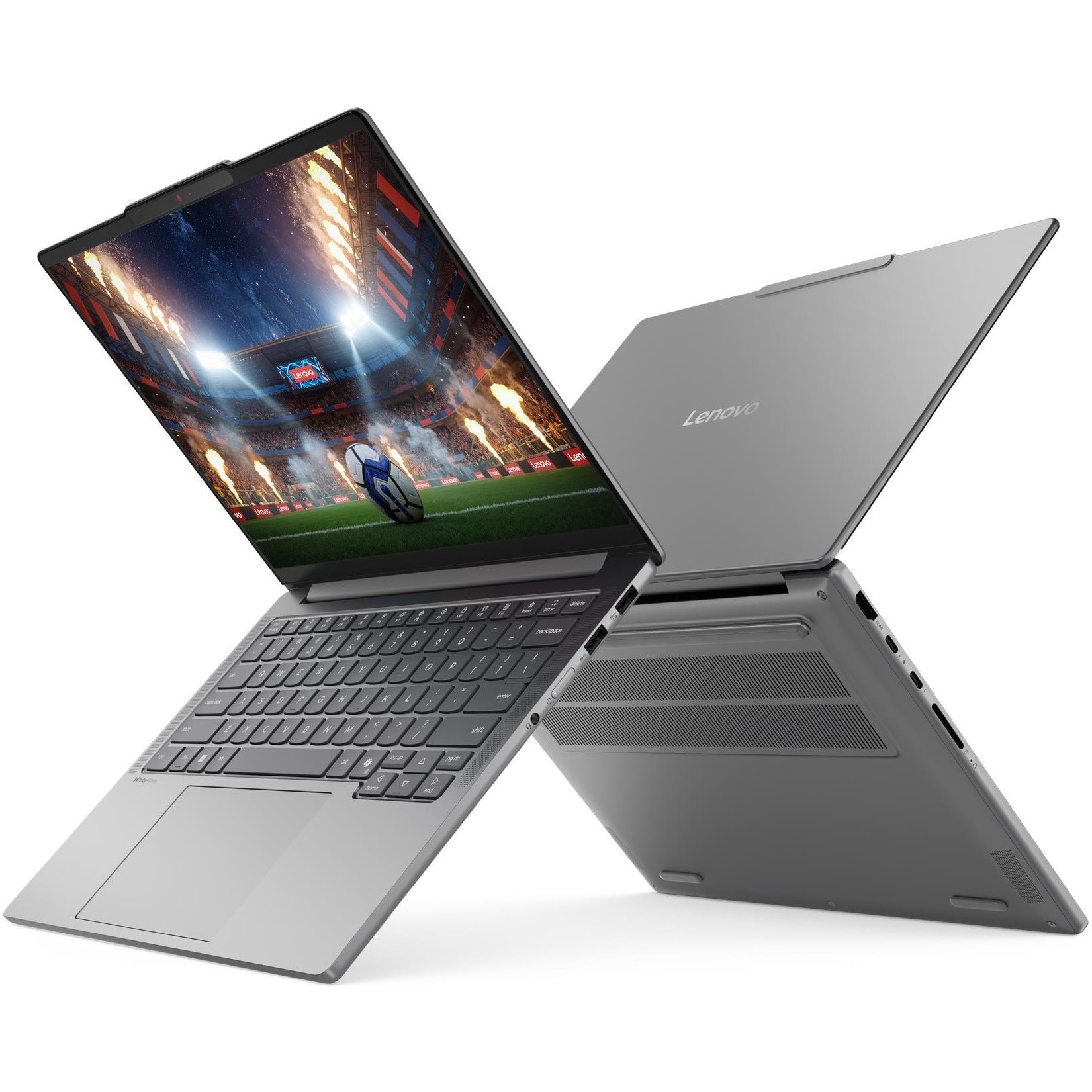 Laptop Lenovo 14'' IdeaPad Pro 5 14IPH11, 2.8K OLED 120Hz VRR, Procesor Intel® Core™ Ultra 7 356H (18M Cache, up to 4.70 GHz), 32GB LPDDR5X, 1TB SSD, Intel Graphics, No OS, Luna Grey