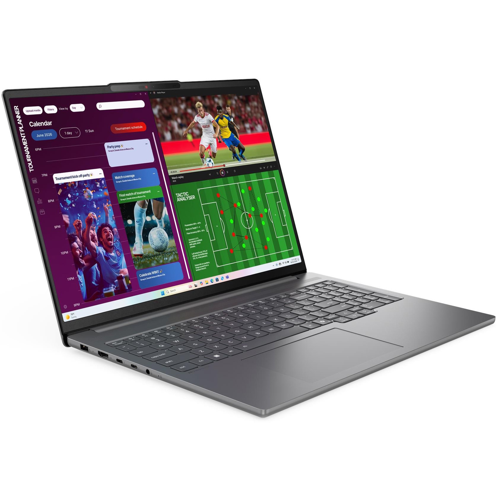 Laptop Lenovo IdeaPad Pro 5 16IPH11 cu procesor Intel® Core™ Ultra