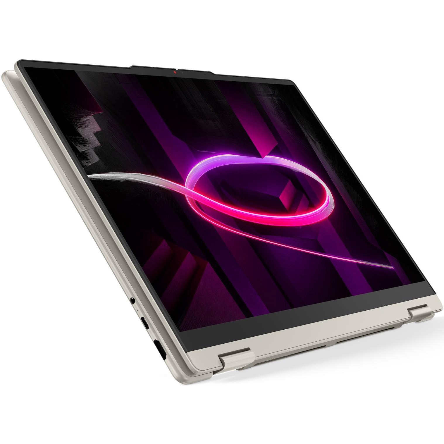 Laptop Lenovo 16'' Yoga 7 2-in-1 16AGP11, WUXGA OLED Touch, Procesor AMD Ryzen™ AI 7 445 (8M Cache, up to 4.6 GHz), 16GB LPDDR5X, 1TB SSD, AMD Radeon 840M, No OS, Seashell, 3Yr Onsite Premium Care