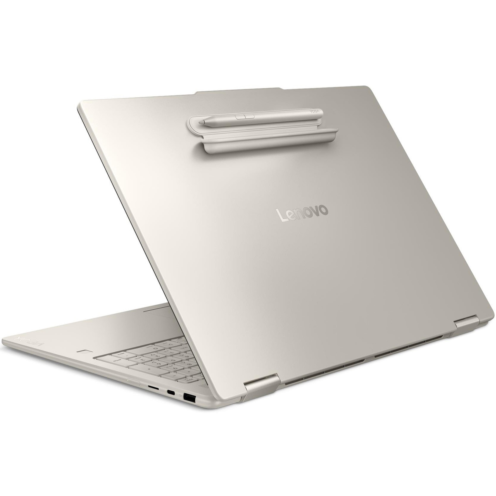 Laptop Lenovo 16'' Yoga 7 2-in-1 16AGP11, WUXGA OLED Touch, Procesor AMD Ryzen™ AI 7 445 (8M Cache, up to 4.6 GHz), 16GB LPDDR5X, 1TB SSD, AMD Radeon 840M, No OS, Seashell, 3Yr Onsite Premium Care