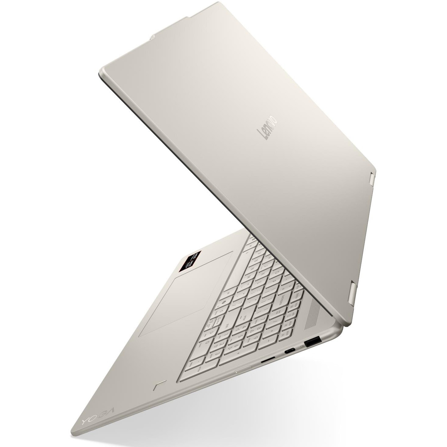 Laptop Lenovo 16'' Yoga 7 2-in-1 16AGP11, WUXGA OLED Touch, Procesor AMD Ryzen™ AI 7 445 (8M Cache, up to 4.6 GHz), 16GB LPDDR5X, 1TB SSD, AMD Radeon 840M, No OS, Seashell, 3Yr Onsite Premium Care