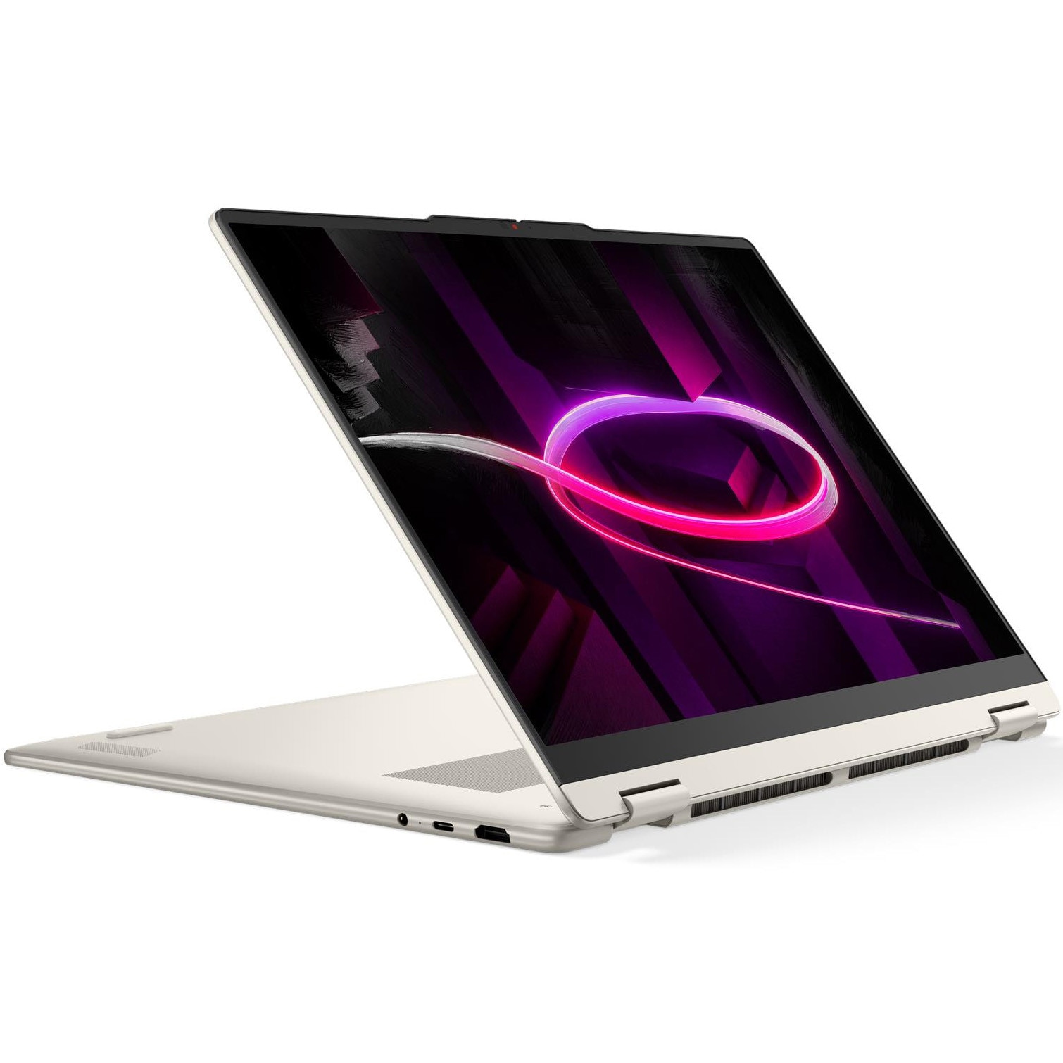 Laptop Lenovo 16'' Yoga 7 2-in-1 16AGP11, WUXGA OLED Touch, Procesor AMD Ryzen™ AI 7 445 (8M Cache, up to 4.6 GHz), 16GB LPDDR5X, 1TB SSD, AMD Radeon 840M, No OS, Seashell, 3Yr Onsite Premium Care