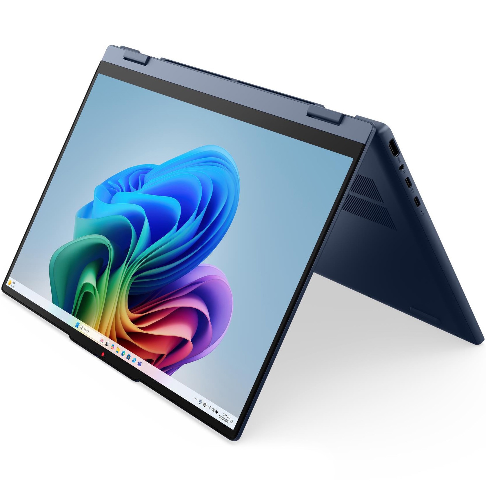 Laptop Lenovo IdeaPad 5 2-in-1 15IPH11 cu procesor Intel Core™ Ultra 5 322 pana la 4.4GHz, 15.3" WUXGA, IPS, Touch, 16GB DDR5, 512GB SSD, Intel® Graphics, No OS, Cosmic Blue, 3y Courier or Carry-in