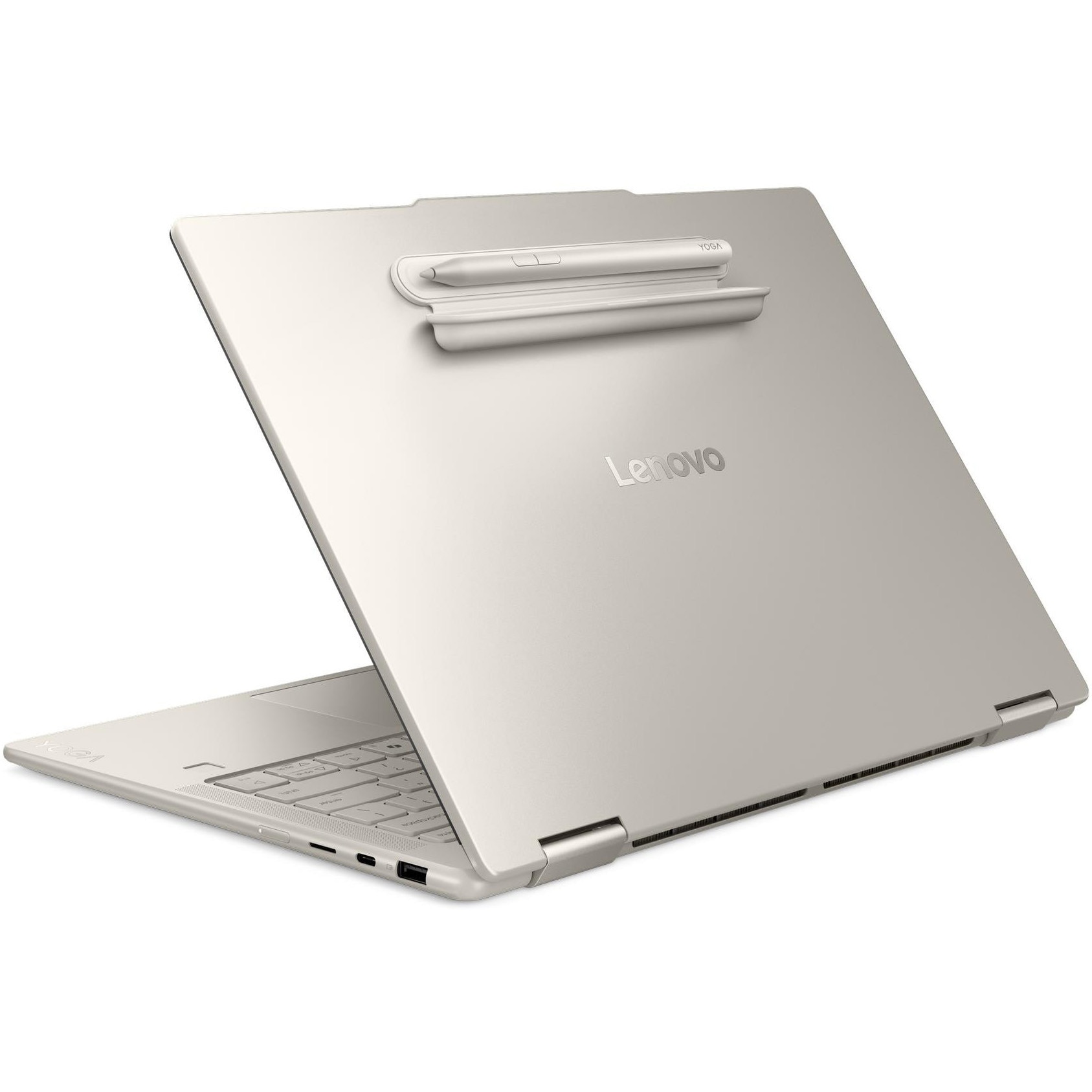 Laptop Lenovo Yoga 7 2-in-1 14AGP11 cu procesor AMD Ryzen™ AI 7 445 pana la 4.6GHz, 14" WUXGA, OLED, Touch, 32GB LPDDR5x RAM, 1TB SSD, AMD Radeon™ 840M Graphics, No OS, Seashell, 3y on-site Premium Care