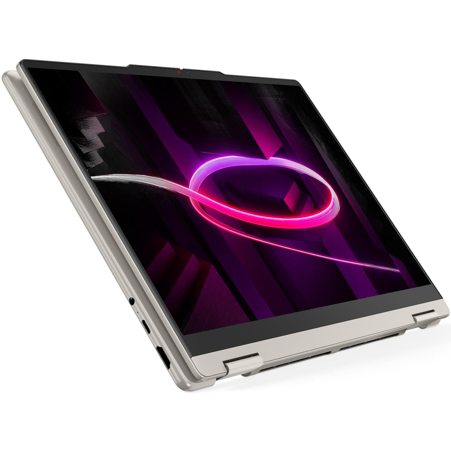 Laptop Lenovo Yoga 7 2-in-1 14AGP11 cu procesor AMD Ryzen™ AI 7 445 pana la 4.6GHz, 14" WUXGA, OLED, Touch, 32GB LPDDR5x RAM, 1TB SSD, AMD Radeon™ 840M Graphics, No OS, Seashell, 3y on-site Premium Care
