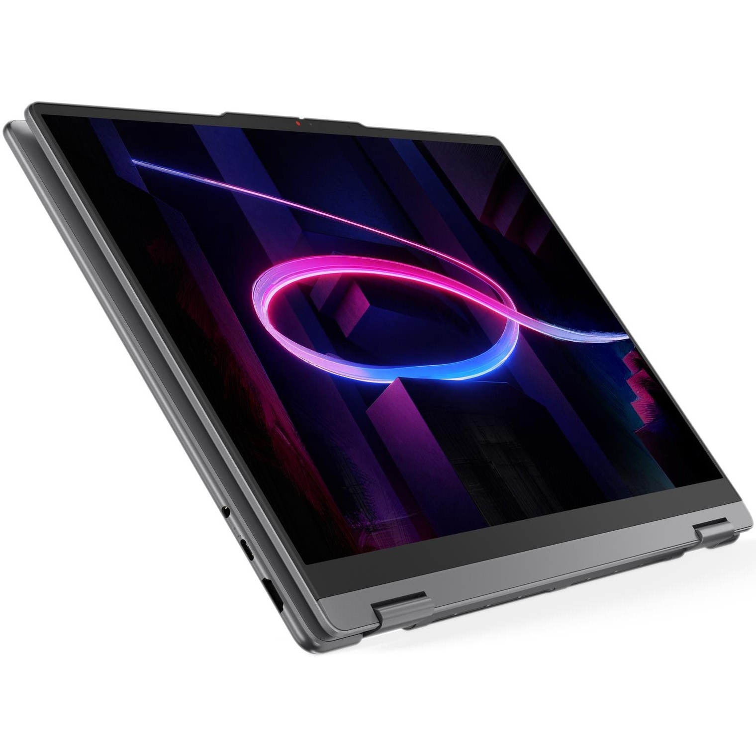 Laptop Lenovo Yoga 7 2-in-1 16IPH11 cu procesor Intel Core™ Ultra 7 355 pana la 4.7GHz, 16" WUXGA, OLED, Touch, 24GB LPDDR5x, 1TB SSD, Intel® Graphics, No OS, Luna Grey, 3Y Premium Care