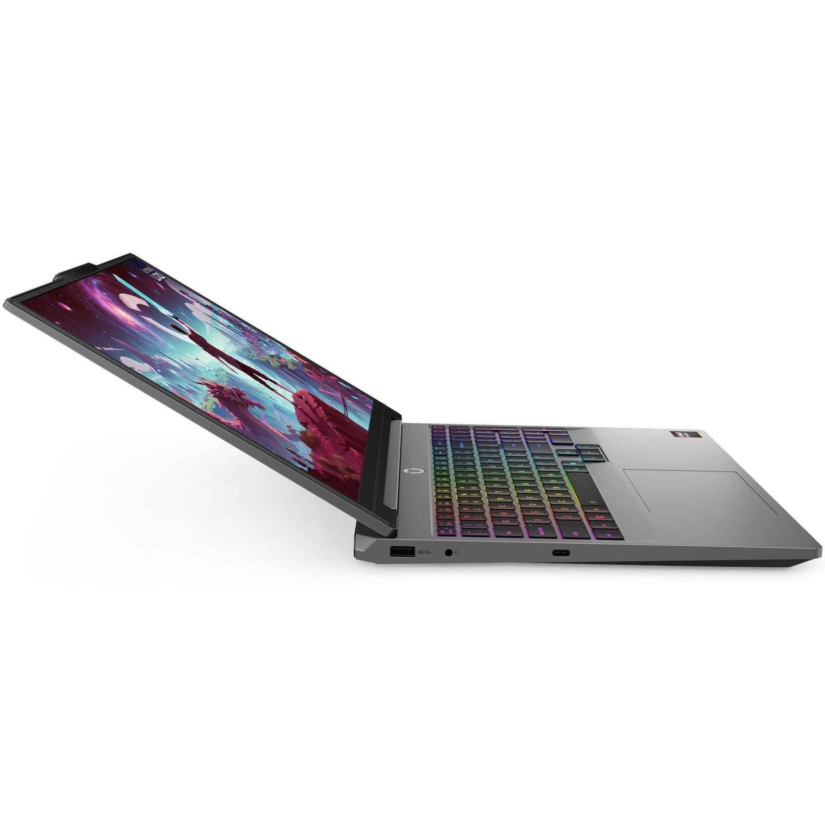 Laptop Gaming Lenovo LOQ 15AHP11 cu procesor AMD Ryzen™ 7 250 pana la 5.1GHz, 15.3" WUXGA, IPS, 165Hz, 16GB DDR5 RAM, 1TB SSD, NVIDIA GeForce RTX™ 5050 8GB GDDR7, No OS, Luna Grey, 3Y Courier