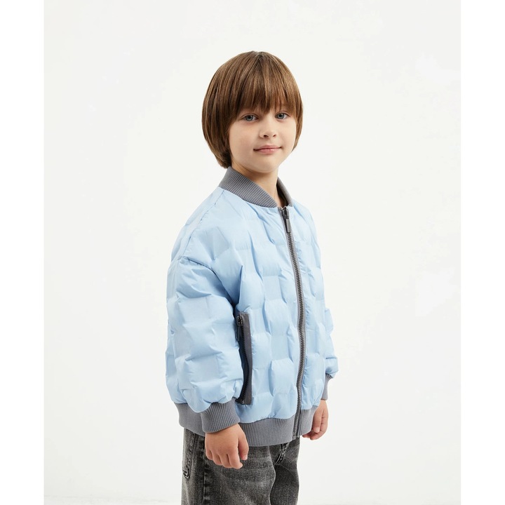Jachetă matlasată pentru băieți, albastru deschis, Gulliver