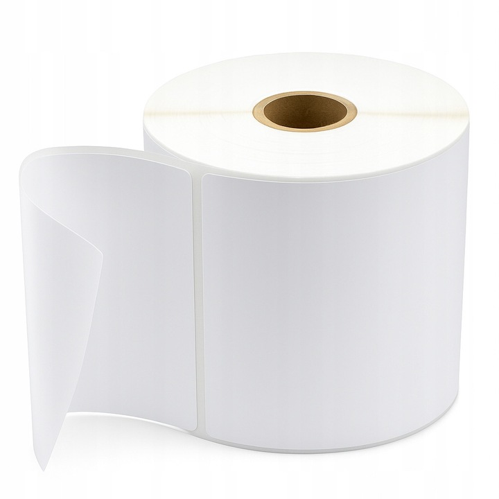 Etichete termice autoadezive, Allbag, 100x150mm, perforate, 500 buc, albe