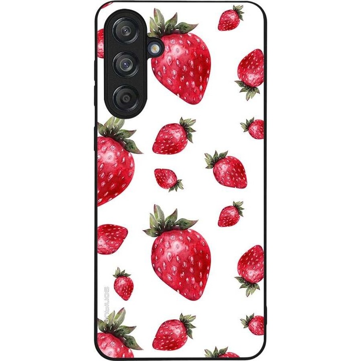 Husa telefon Sonique Fruit Series, pentru Samsung Galaxy M55 5G, imprimeu fructe, silicon, multicolor