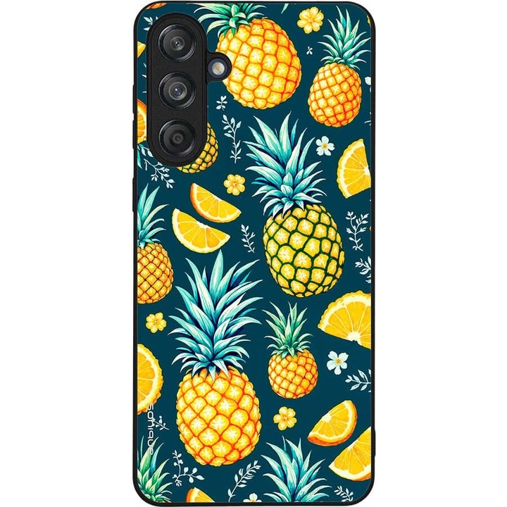 Husa telefon Sonique Fruit Series, ananas, silicon, pentru Samsung Galaxy M55 5G