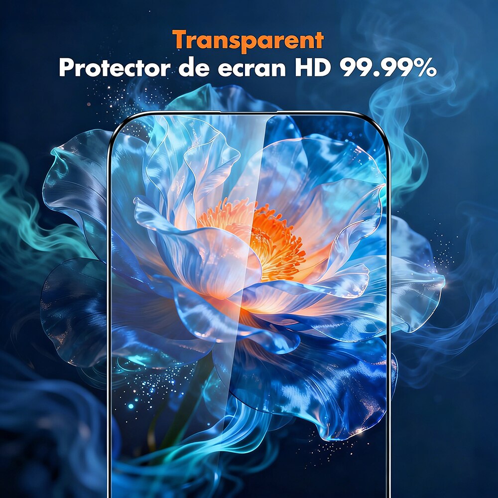 Folie de Protectie din Sticla pentru iPhone 17e/16e, MOGU folii de protectie pentru ecranul, HD Clear, Fara Margine Neagra, Protectie Profesionala, Full Cover, Anti Zgarieturi, Fara Bule, Compatibila cu Huse, 6.1 inch, Transparenta