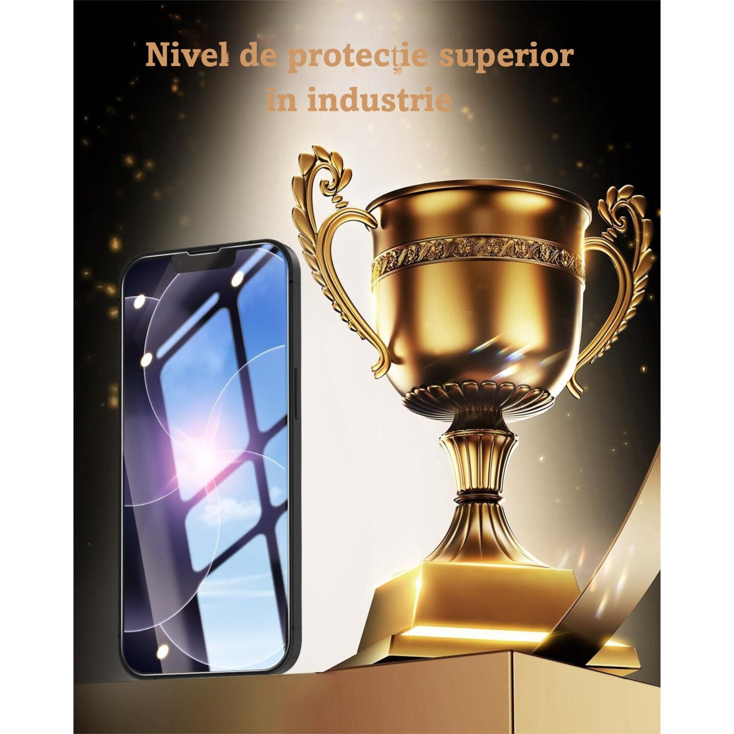 Set de 2 Folie de Protectie din Sticla pentru iPhone 17e/16e, MOGU folii de protectie pentru ecranul, HD Clear, Fara Margine Neagra, Protectie Profesionala, Full Cover, Anti Zgarieturi, Fara Bule, Compatibila cu Huse, 6.1 inch, Transparenta