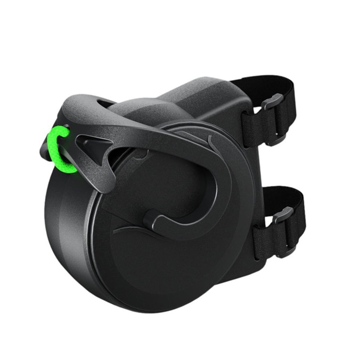 Sistem de tractare bicicleta pentru copii, BOMSTOM, Franghie de remorcare retractabila pentru biciclete, Extensibil 2.6m, Nylon, Negru