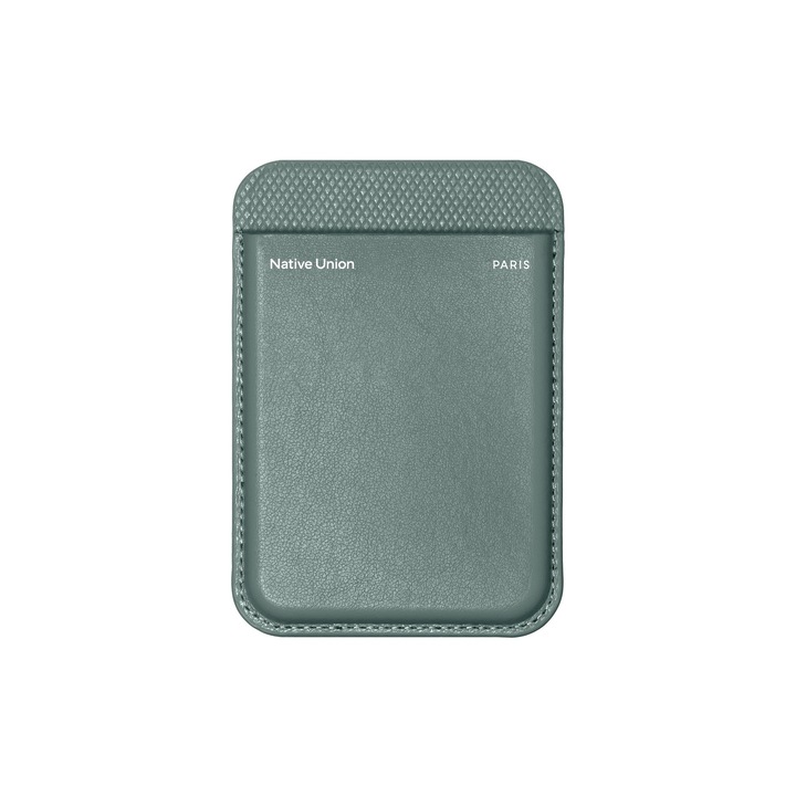 Portofel magnetic Native Union (Re) Classic, Compatibil MagSafe, Verde