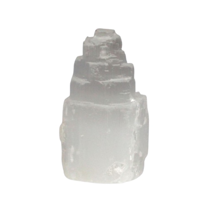 Glob decorativ din selenit, Ancient Wisdom, 5 cm, calitate superioară