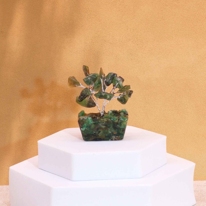 Pietricele mini, Ancient Wisdom, Aventurine verzi, 15 bucăți, 3.5x2.5x4 cm